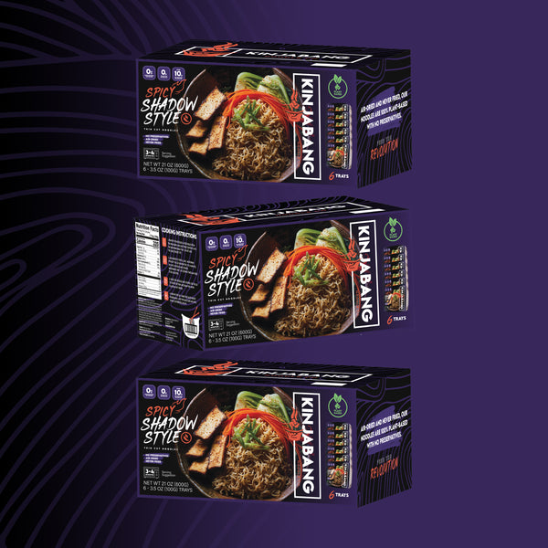 KinjaBang Shadow Style Noodles w/ KinjaBang Spicy Sauce Value 18-Pack (*REG Price $71.97)